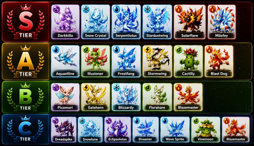 Blox Monsters Tier List img