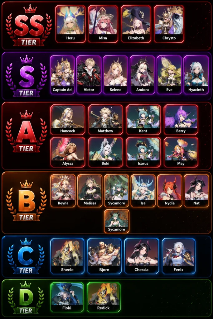 Ever Night Reawakening Tier List img