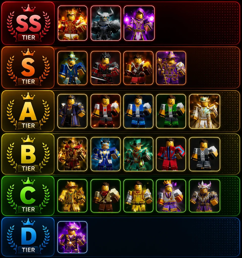 Evomon Suit Tier List img