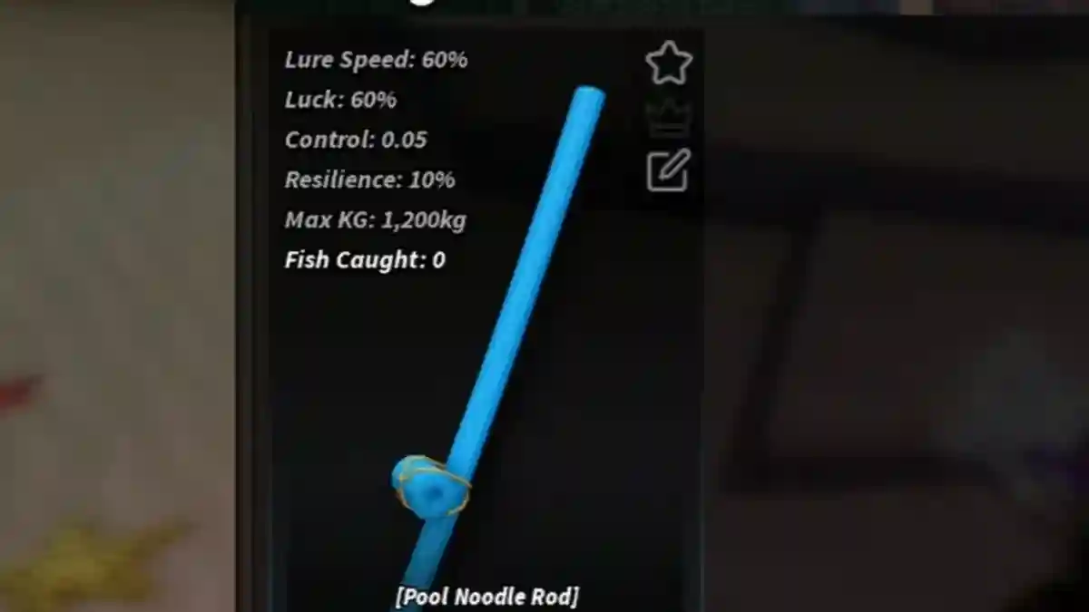 Get Pool Noodle Rod in Fisch