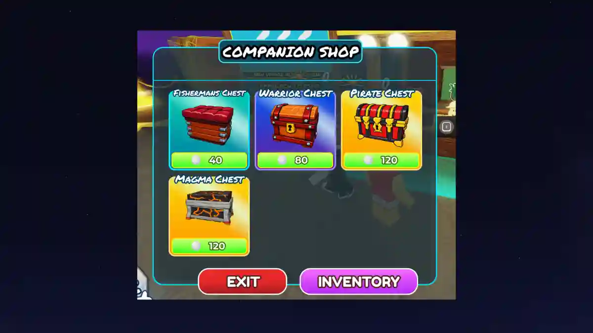 List of 100 Days At Sea Companions (Roblox)