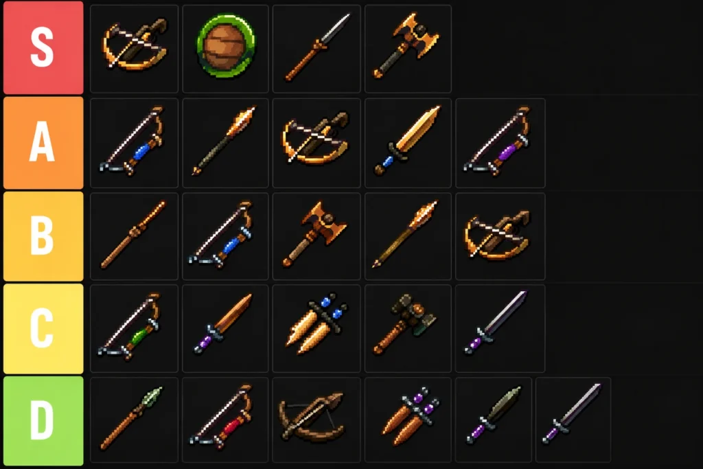 Romestead Weapon Tier List img