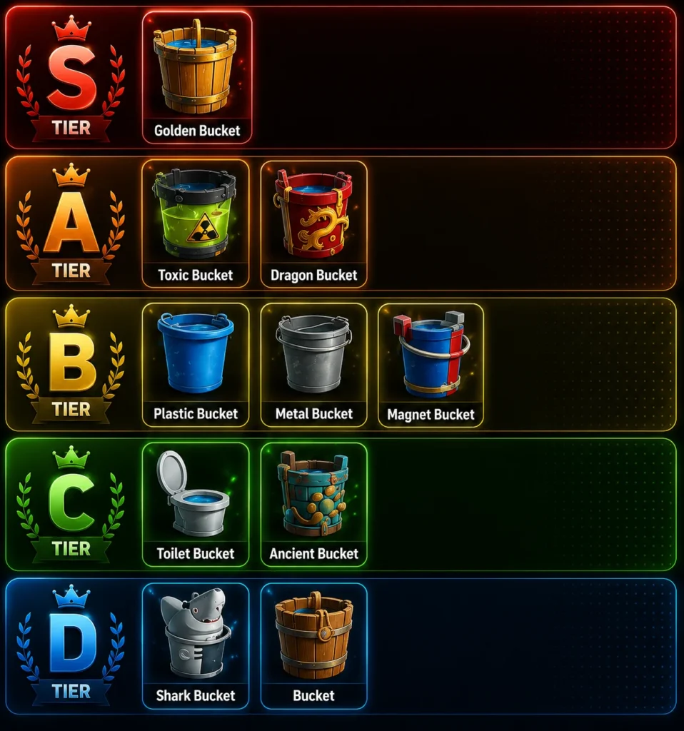 Drain the Lake Bucket Tier List img