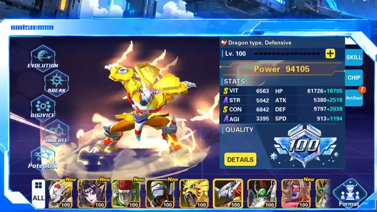 List of Digi Beast Link Codes
